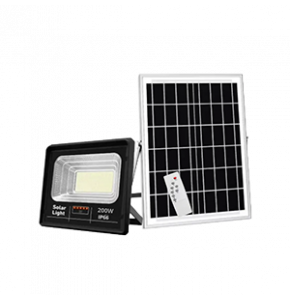 Foco LED Solar Jortan 200W IP66 c/Control Remoto